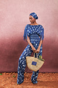 Kwelaku Raffia Shopper (Blue Tag)