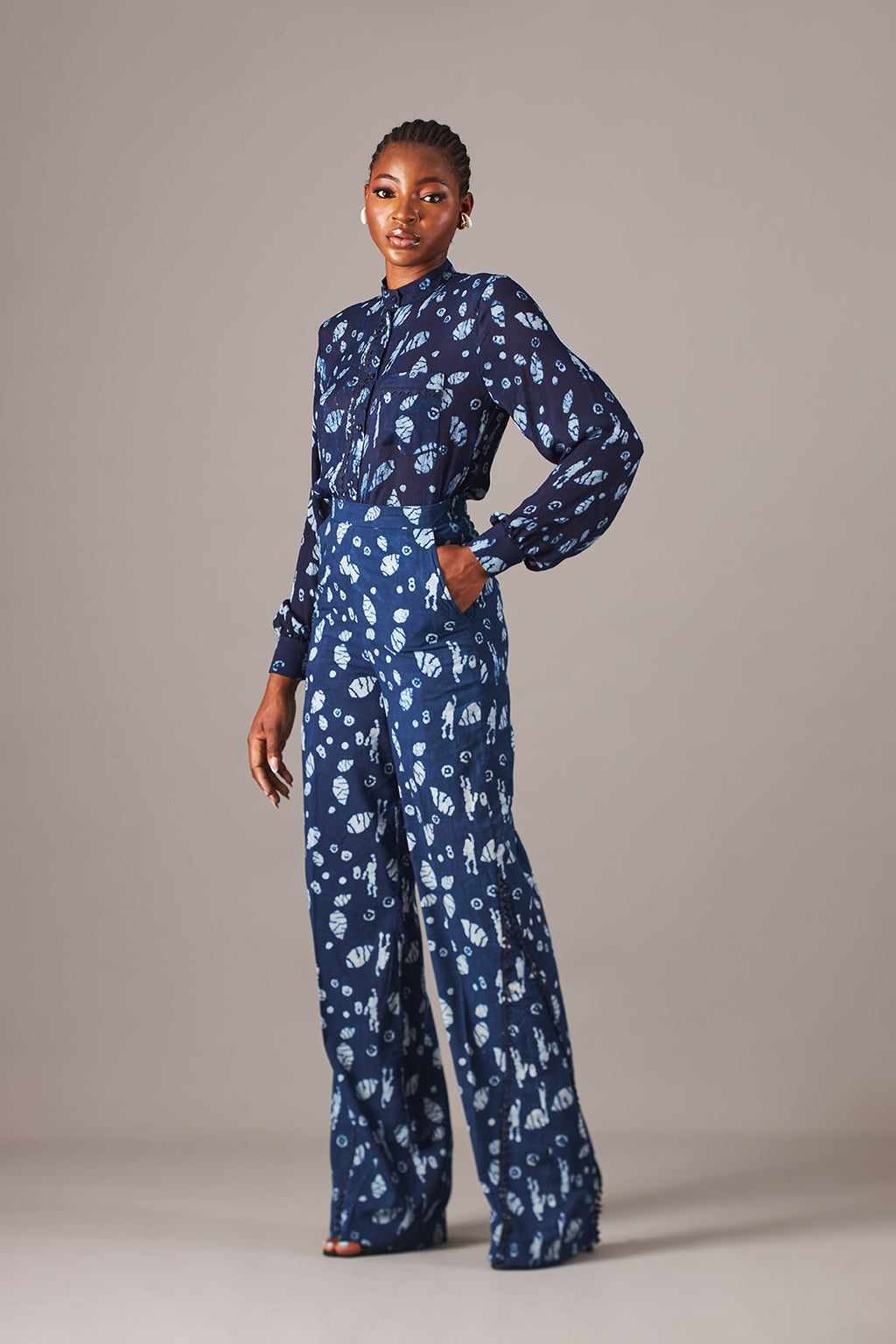 Cocoyam Button Down Blouse