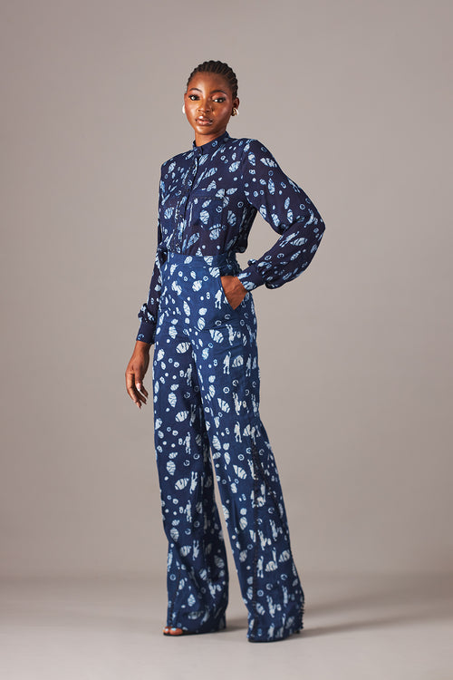 Cocoyam Button Down Blouse