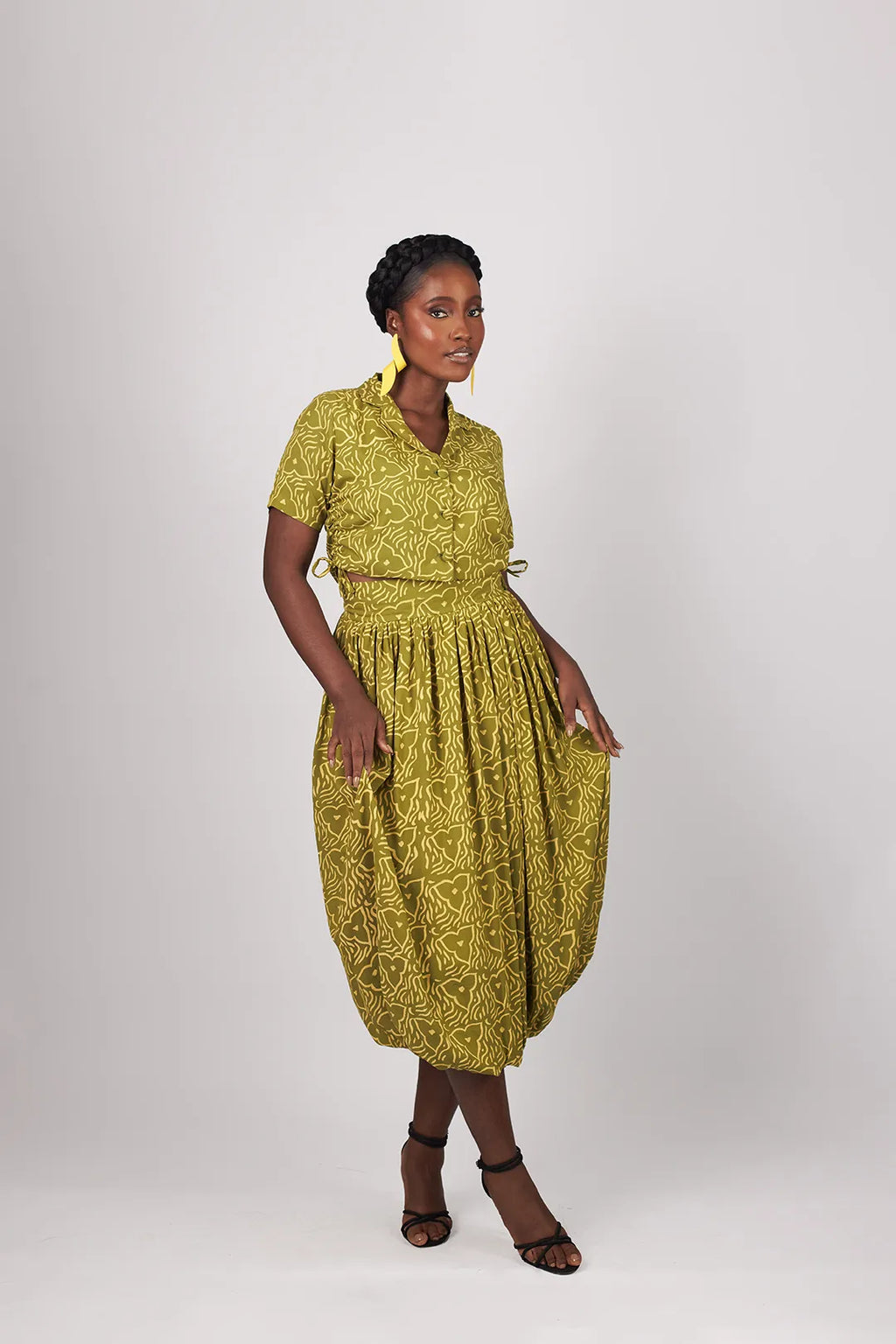 Zina Bubble Skirt Set — Kwelaku