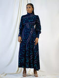 Chari Custom Batik Flared Midi Dress