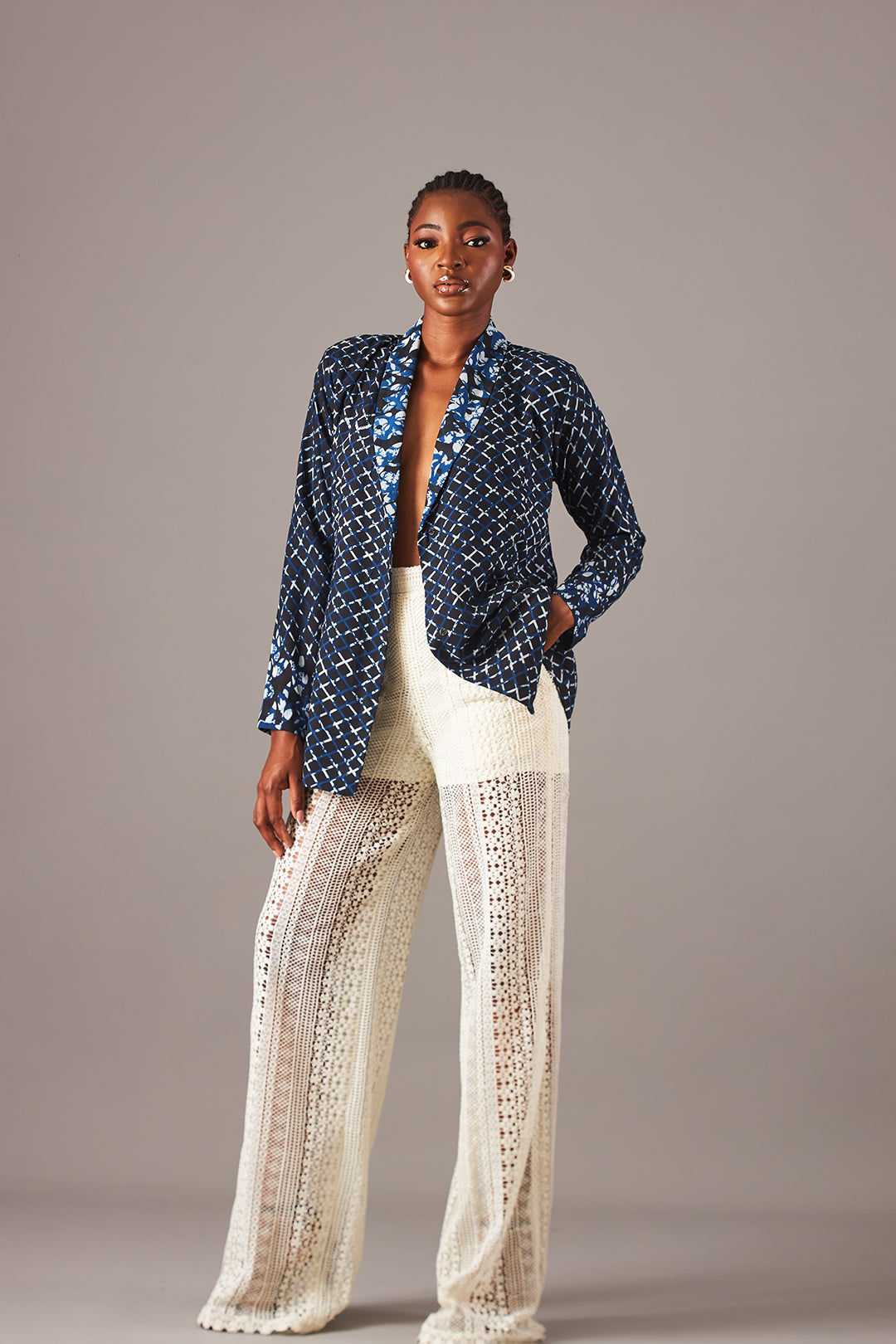 Kwelaku Lace Wide Leg Pants