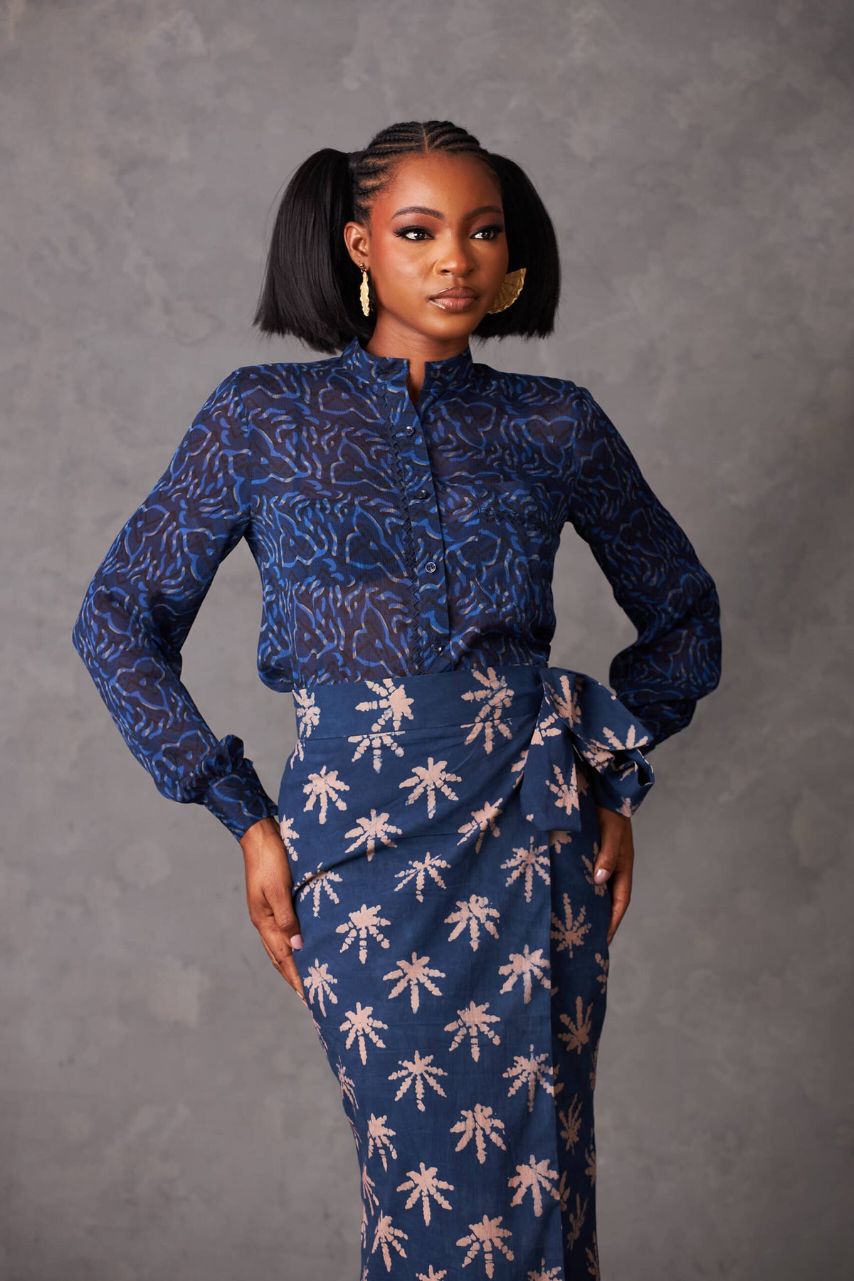 Uru Button Down Blouse