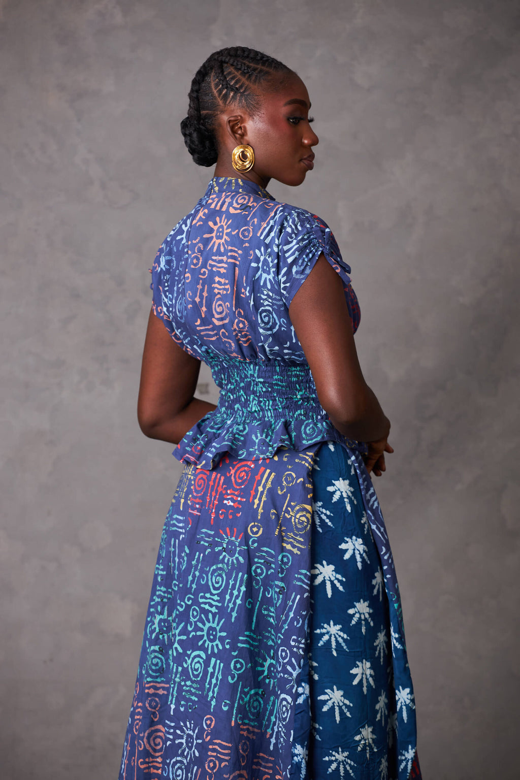 Urenna Asymmetric Midi Dress