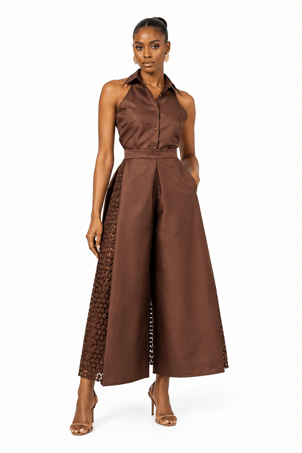Orie Halter Collar Blouse