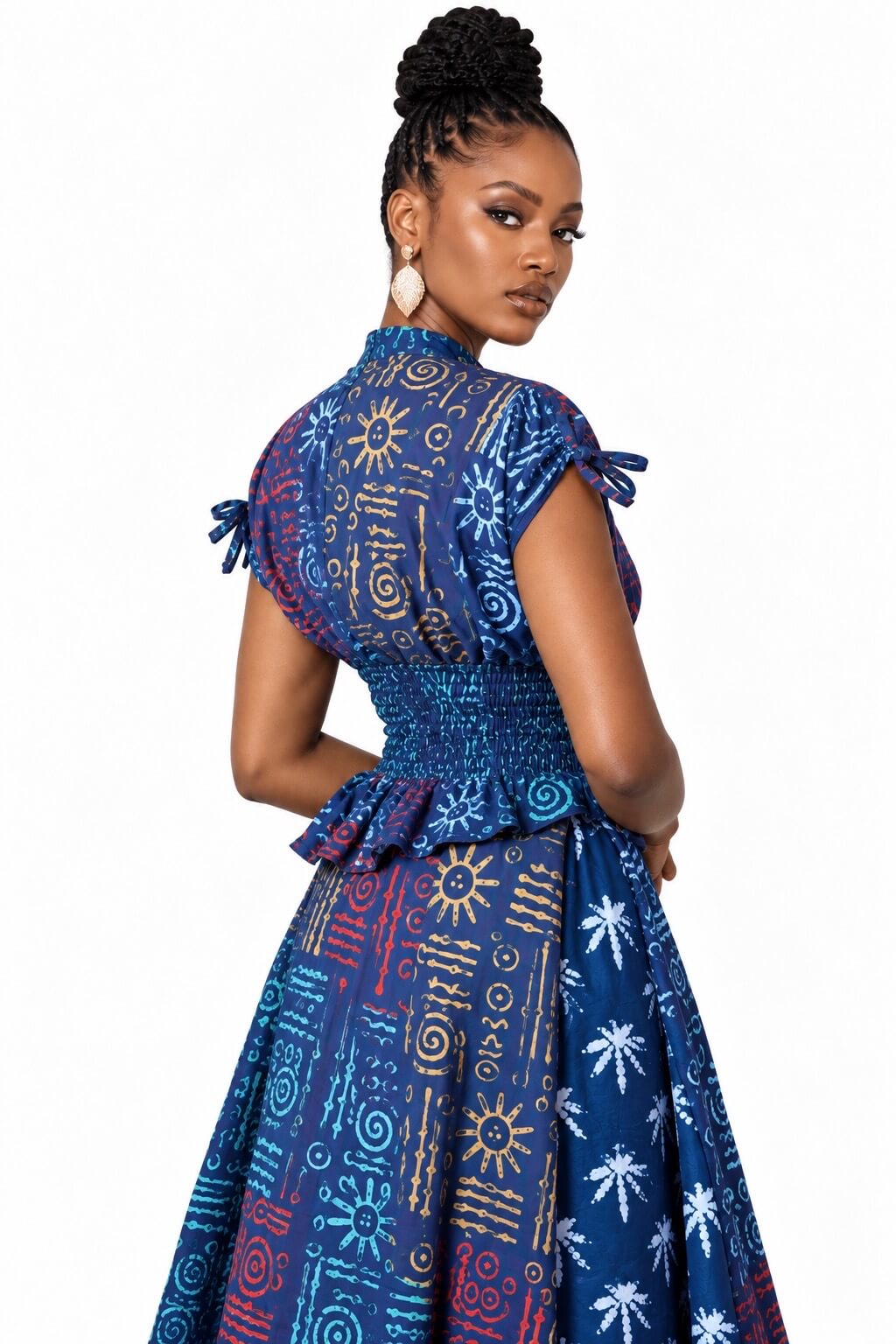 Urenna Asymmetric Midi Dress