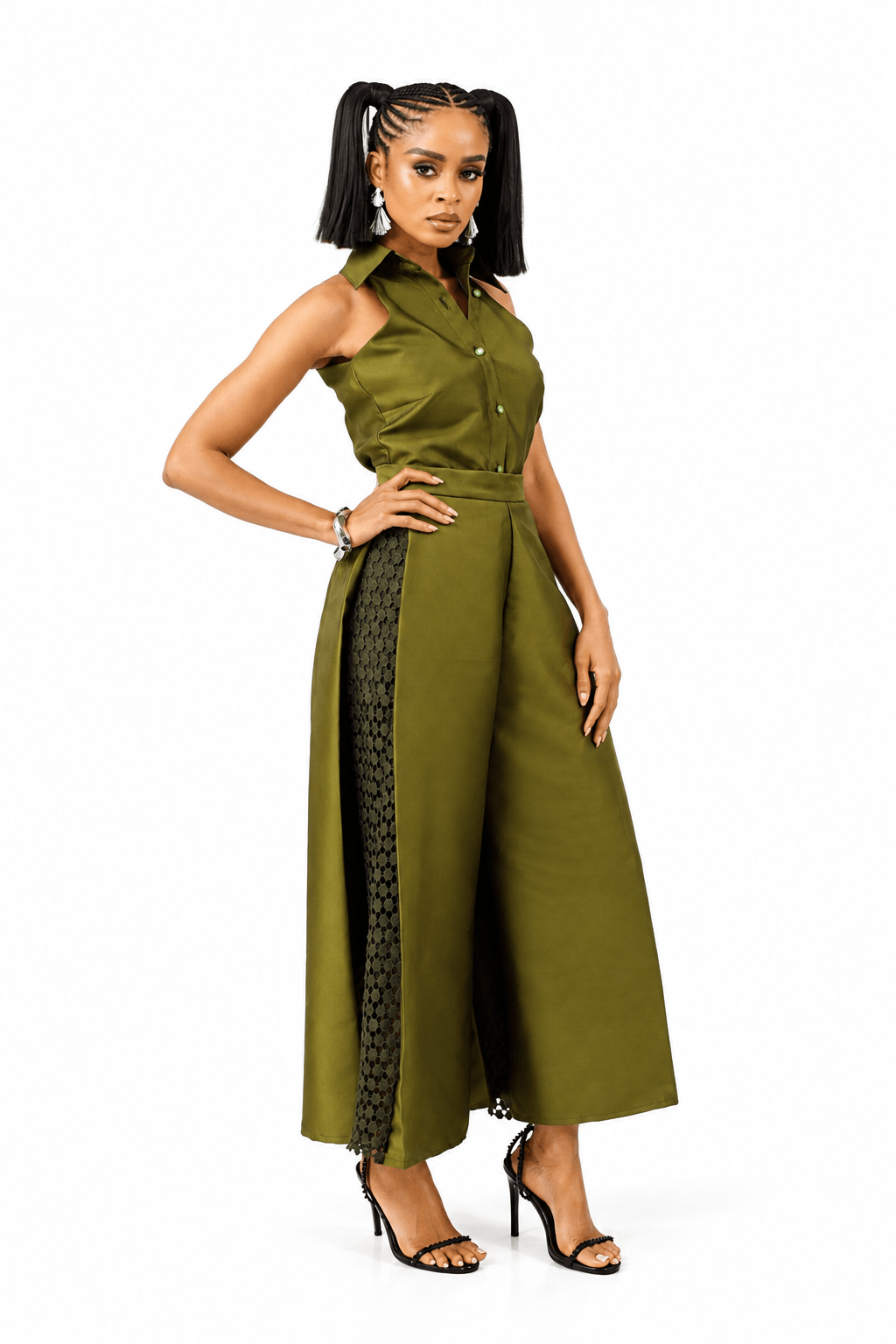 Orie Halter Collar Blouse