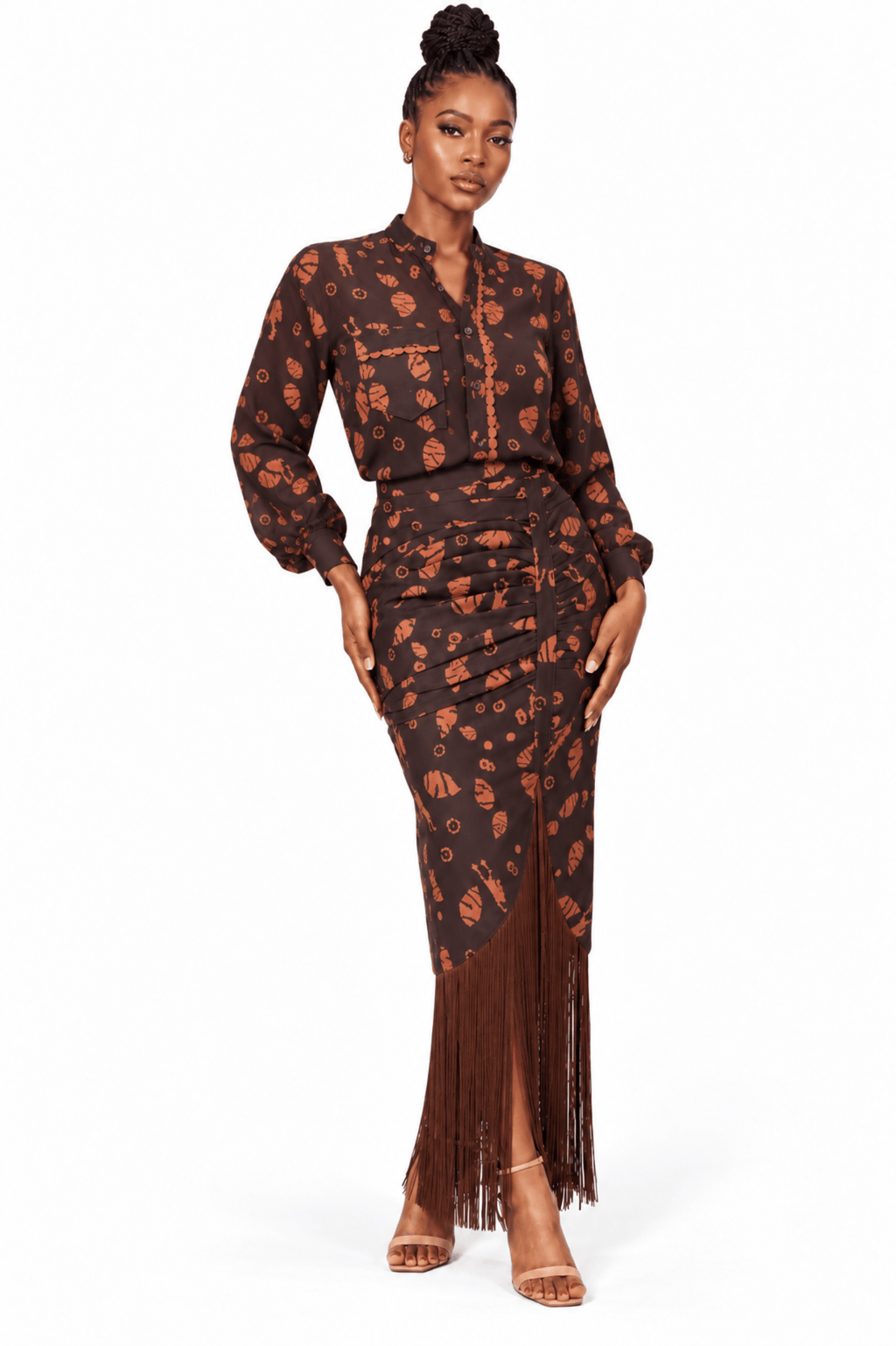 Cocoyam Button Down Blouse