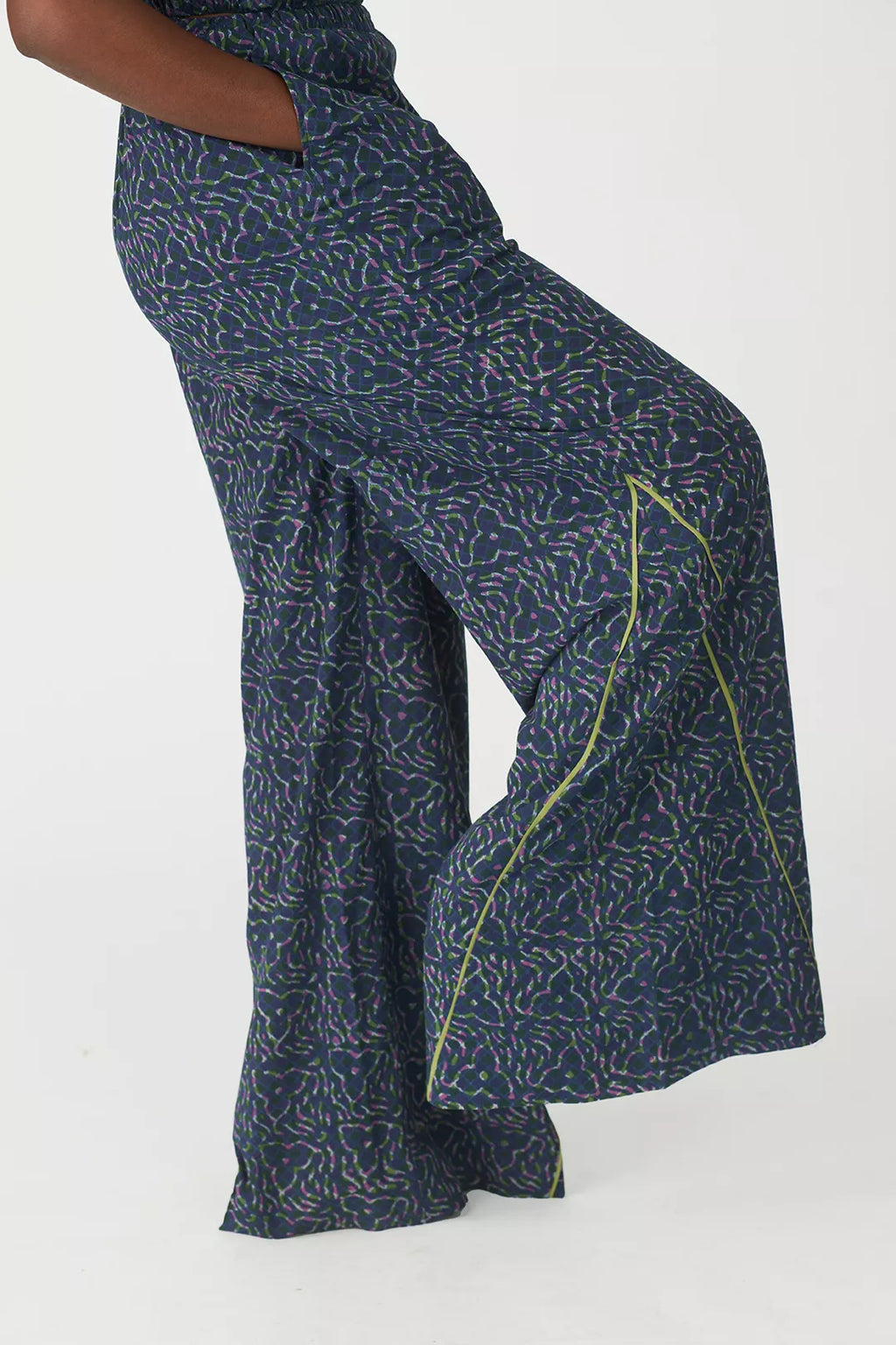 Ifuru cut-out indigo jumpsuit