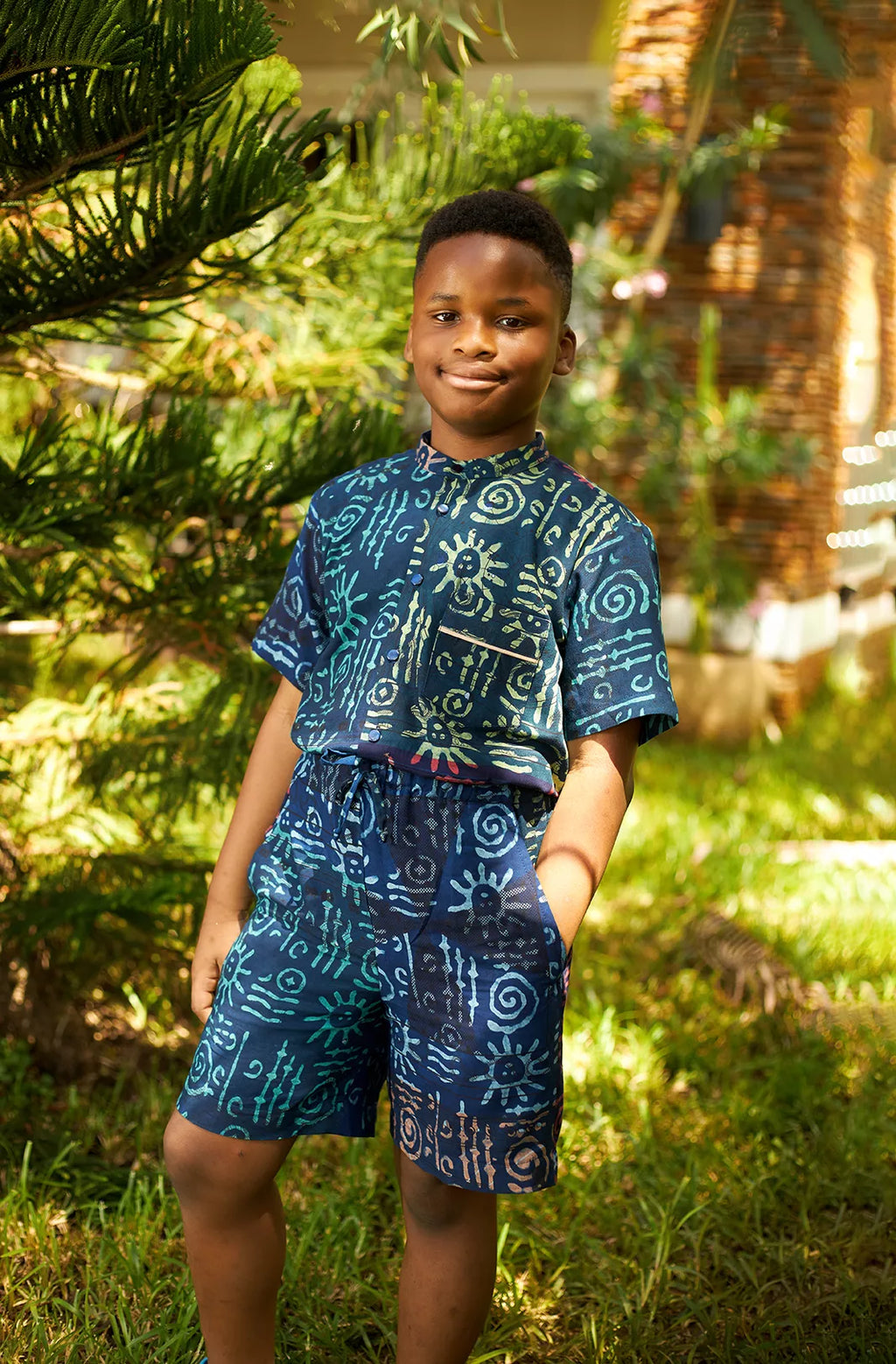 Kids unisex shorts set