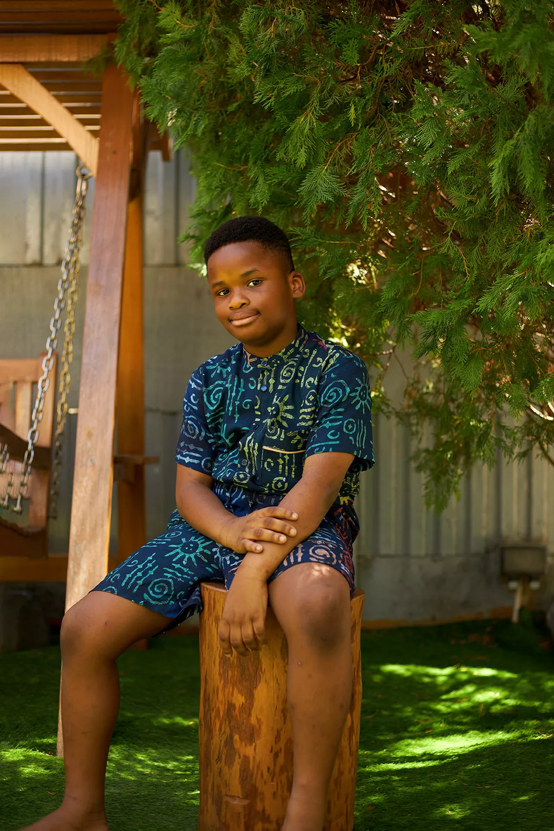 Kids unisex shorts set