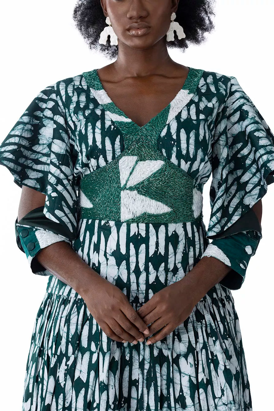 Kwelaku Emela fit & flare dress (embellished) — view 5 — Kwelaku