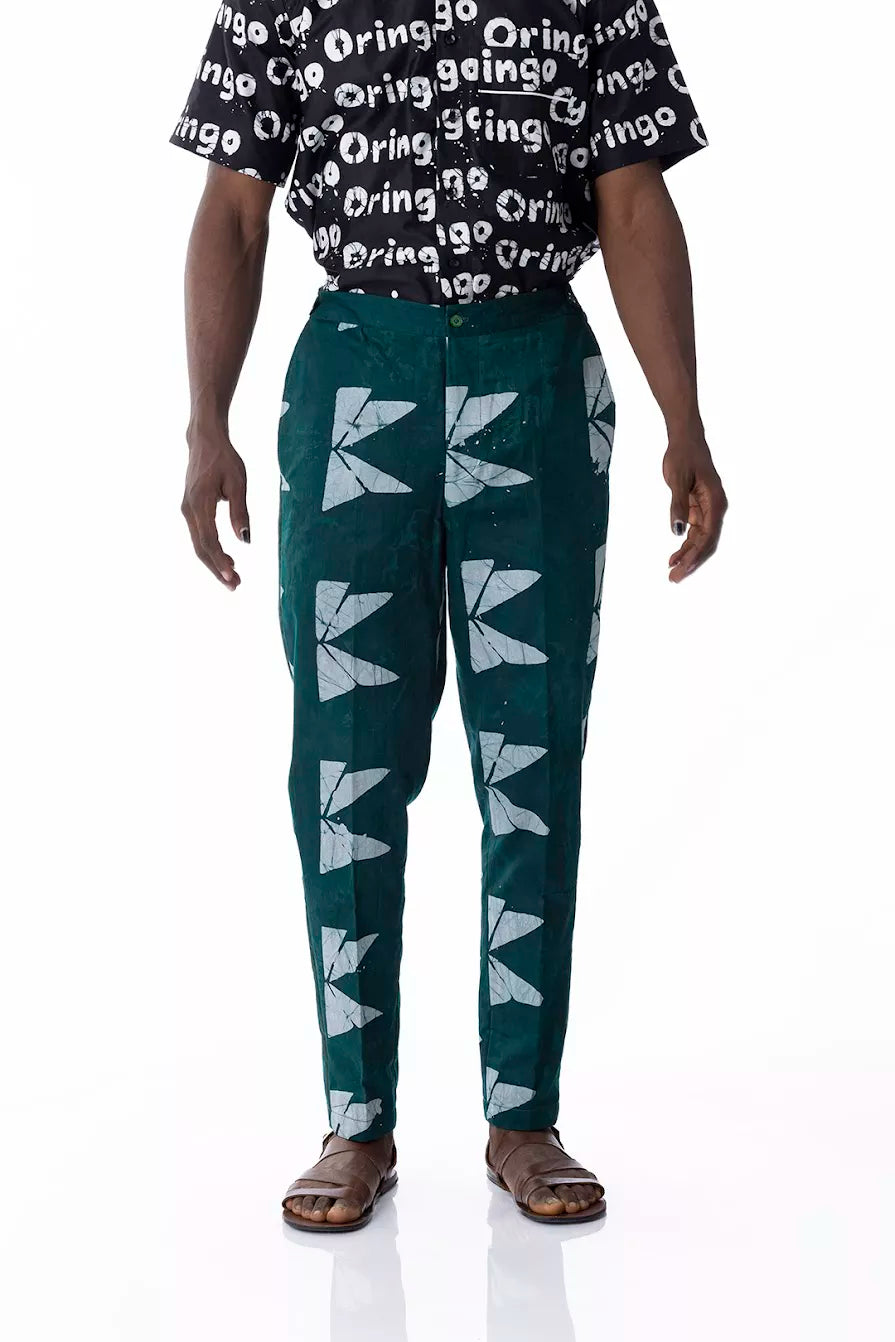 Kwelaku Men’s Kwelaku monogram pants — Kwelaku