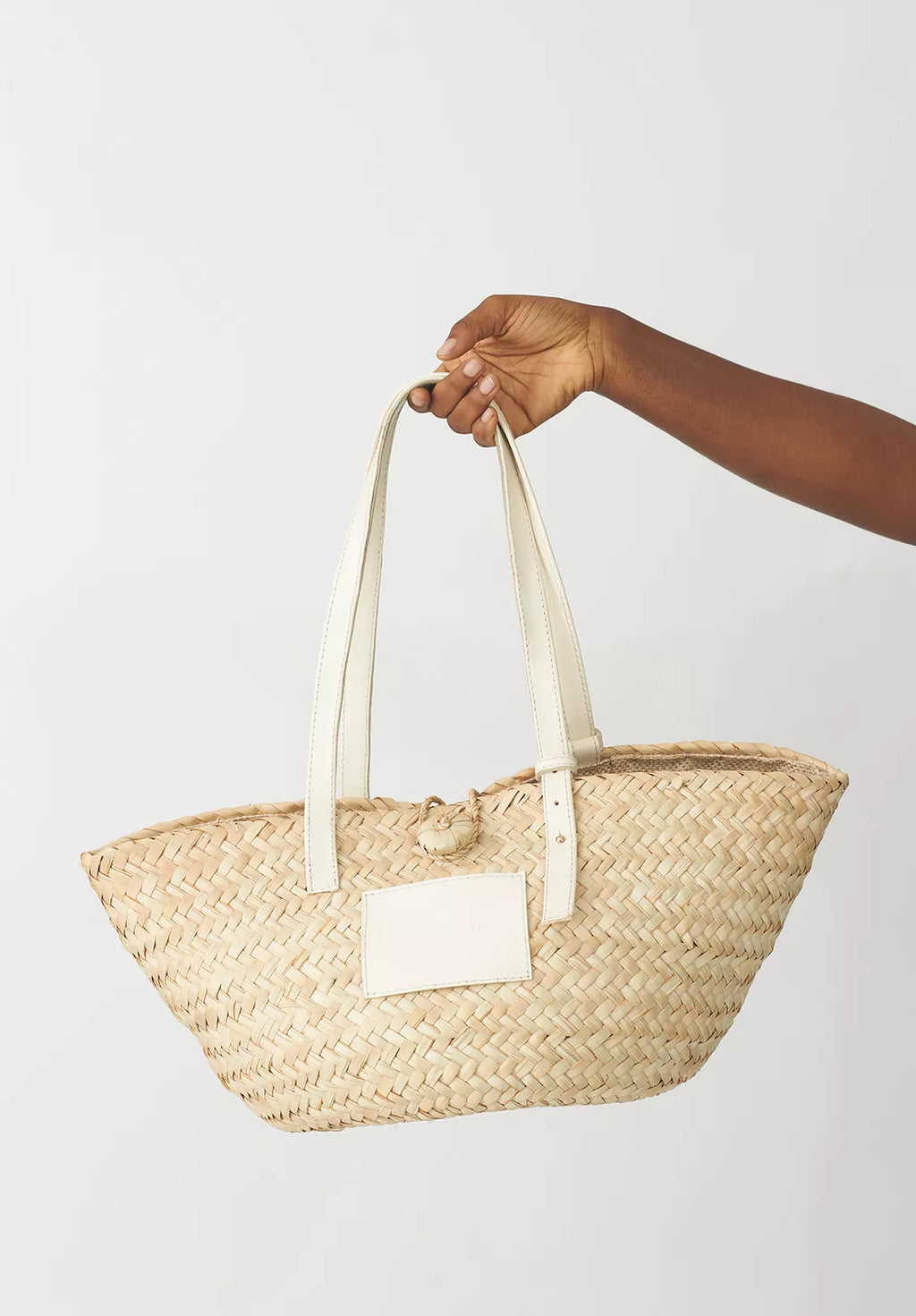 Kwelaku Raffia Tote (Ivory)