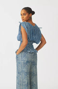 Obioma indigo culottes