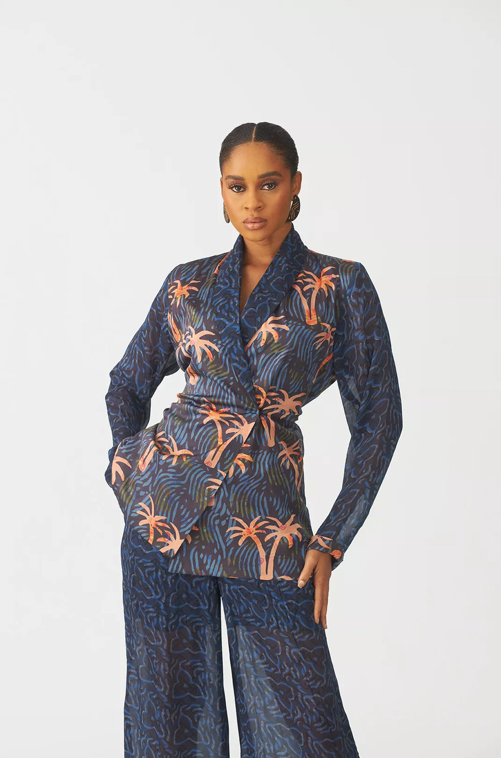 Udo silk suit set