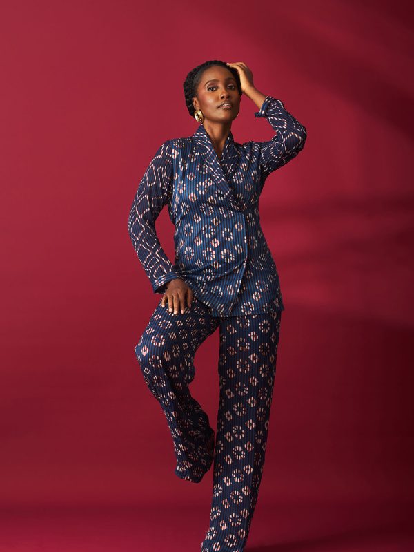 Kwelaku Candy mixed silk suit - Image 2