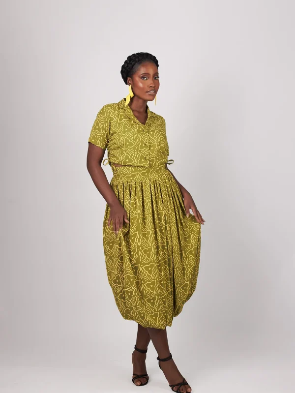 Zina Bubble Skirt Set